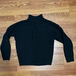 American Eagle Outfitters Black Turtleneck Sweater
